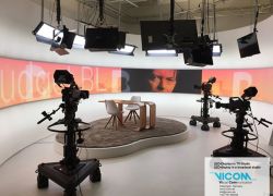 Background in TV-Studio