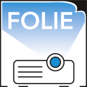 Projektion auf Folien