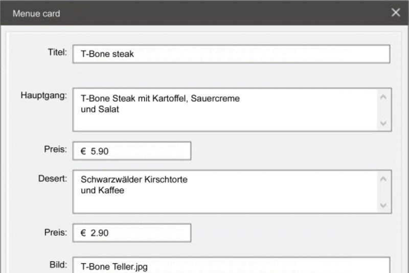 [A] Menüeingabe